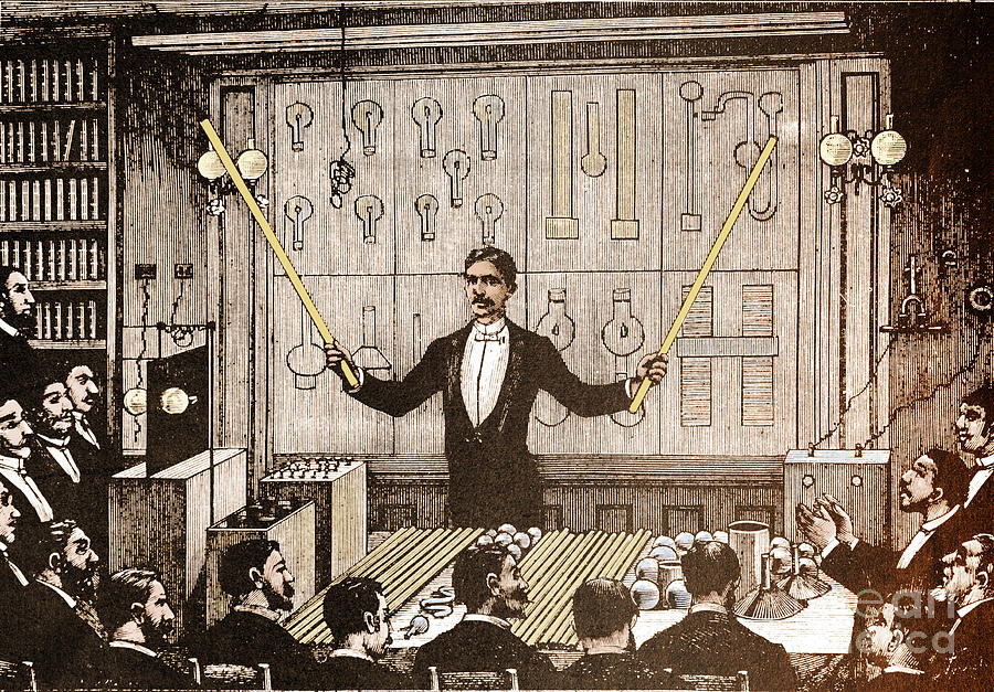Nikola Tesla Photograph by Science Source