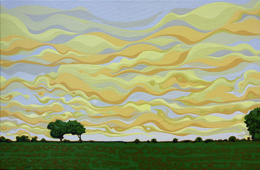 Nimble Sigh Sky Painting by Amy Ferrari