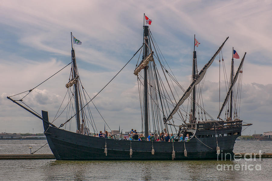Nina and Pinta in Charleston SC Photograph by Dale Powell