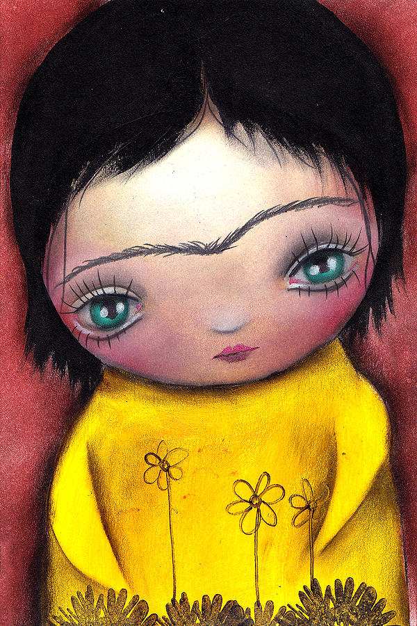 Nina Frida Painting by Abril Andrade