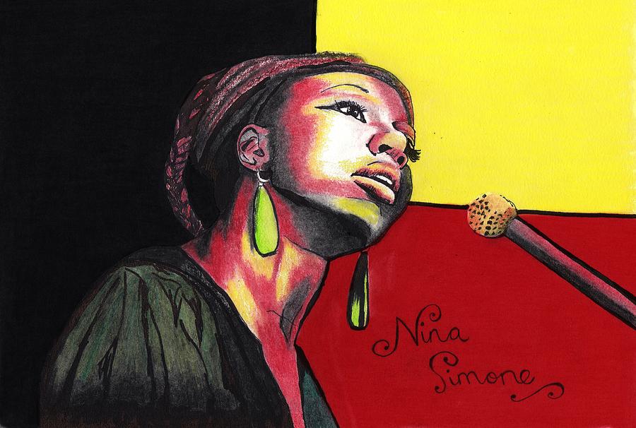 Nina Simone Painting by Lorraine Kelly