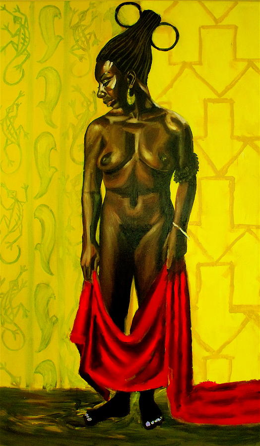 Nina Simone Painting by Malik Seneferu. 