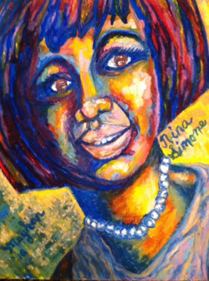Nina Simone Pastel by Meghan Gallagher