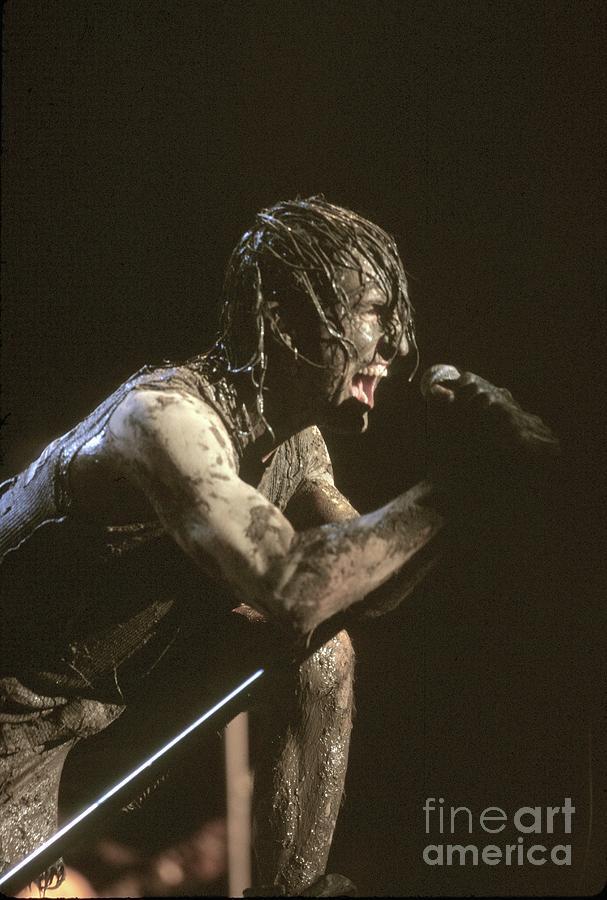 Nine Inch Nails Photograph - Nine Inch Nails - Trent Reznor  by Concert Photos
