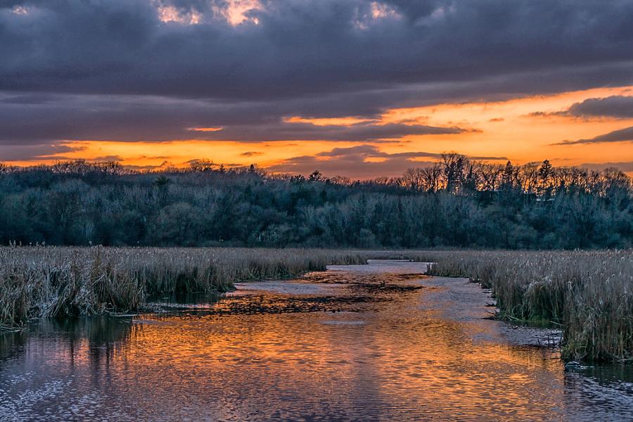 Nine Mile Sunset Photograph by Doug Wallick