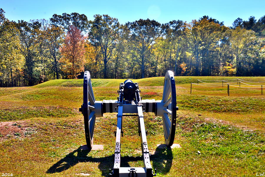 Ninety Six National Historic Site Cannon Photograph by Lisa Wooten