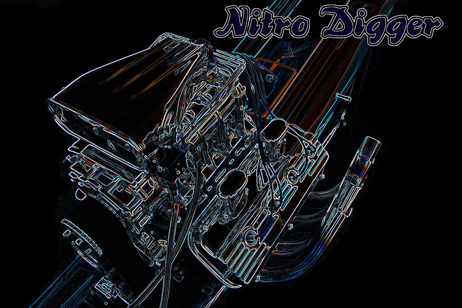 Nitro Digger 4 Digital Art by Darrell Foster