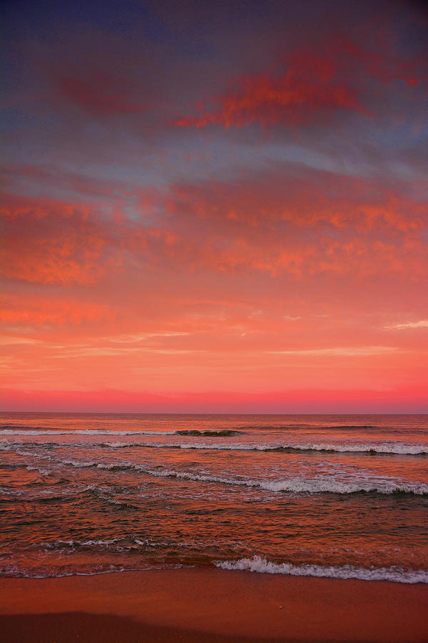NJ Beach Sunset 3 Photograph by Raymond Salani III