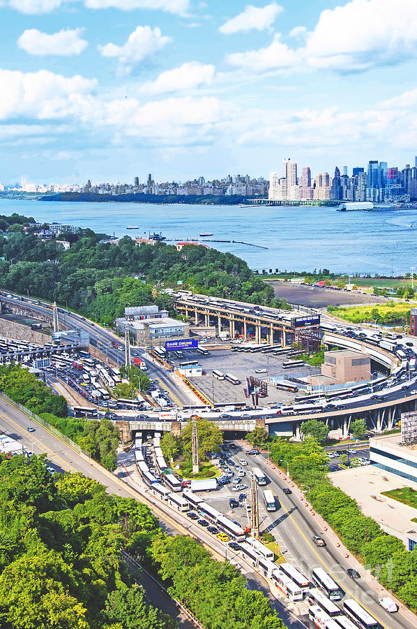 Lincoln Tunnel Photograph - NJ Tunnel Traffic Tie-up by Regina Geoghan