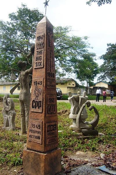 Monument Sculpture - Nkrumah Obelisk by Sylvester Banahene Monument Sculpture - Nkrumah Obelisk by Sylvester Banahene