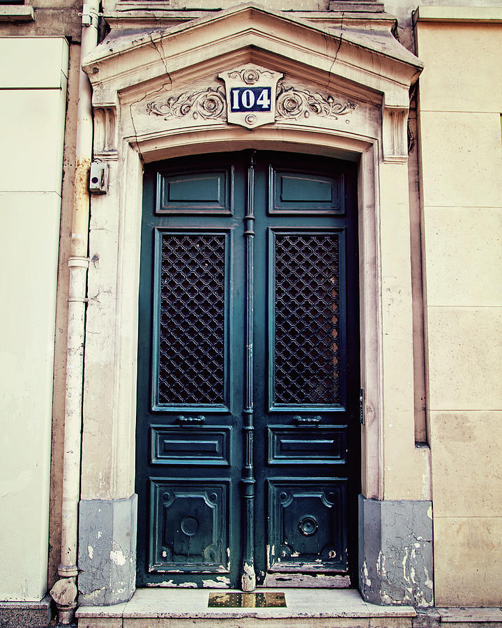 No. 104 - Paris Doors Photograph by Melanie Alexandra Price