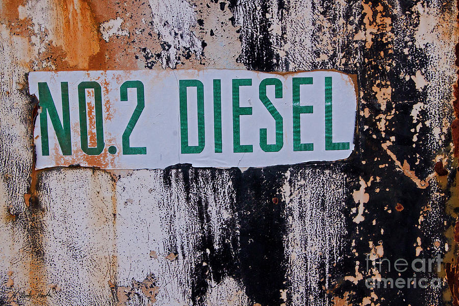No. 2 Diesel-Signed-#0686 Photograph by J L Woody Wooden