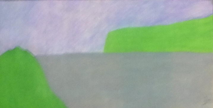 Landscape Painting - No. 432 by Vijayan Kannampilly Landscape Painting - No. 432 by Vijayan Kannampilly