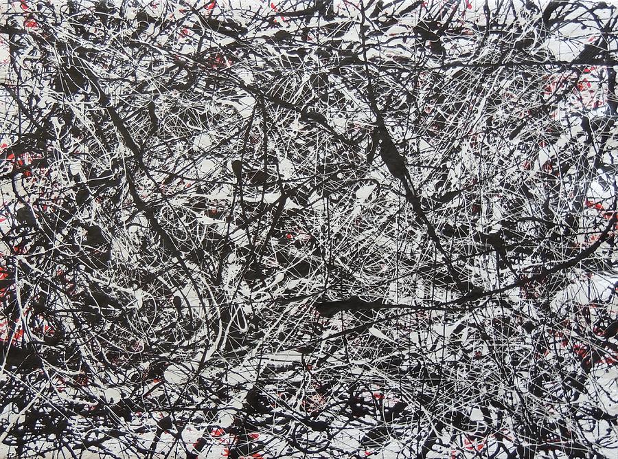 Black And White Painting - No. 5 by Robert Chambers