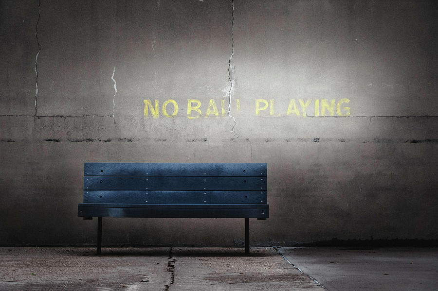 No Ball Playing Photograph by Eduard Moldoveanu