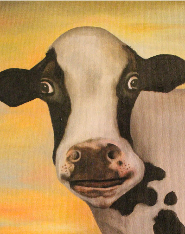 No Bull Detail 2 Painting by Leah Saulnier The Painting Maniac
