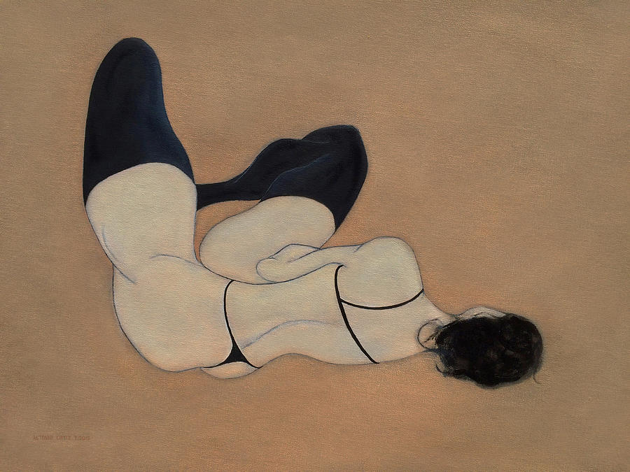 Ortiz Painting - No Couture Needed by Antonio Ortiz Ortiz Painting - No Couture Needed by Antonio Ortiz