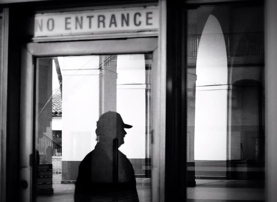 No Entrance Photograph by Nadalyn Larsen
