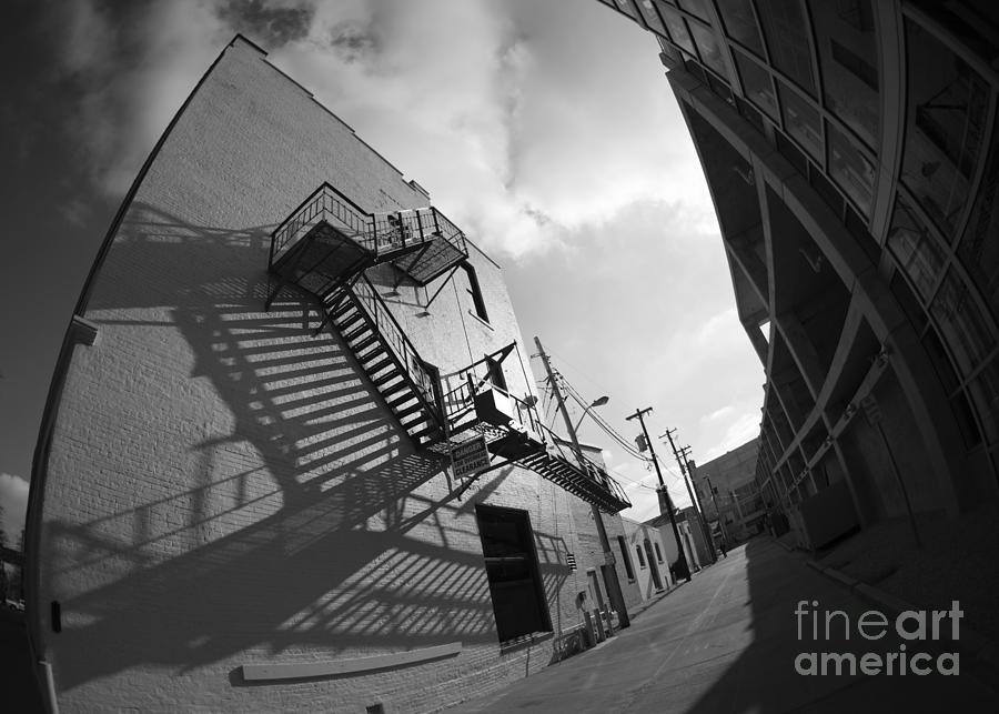 Black And White Photograph - No escaping black and white by David Bearden Black And White Photograph - No escaping black and white by David Bearden