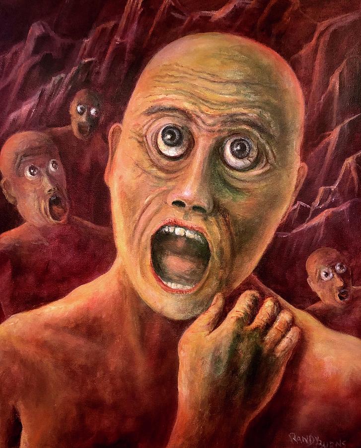 No Eyelids In Hell Painting by Rand Burns