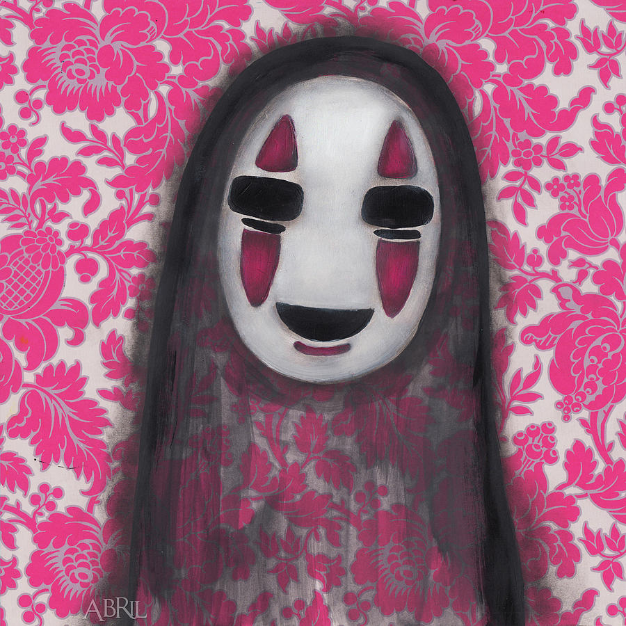 No Face  #2 Painting by Abril Andrade