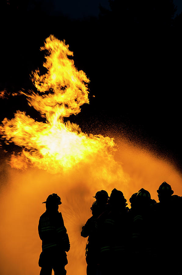 Fire Photograph - No Fear by Erin Thomas Fire Photograph - No Fear by Erin Thomas