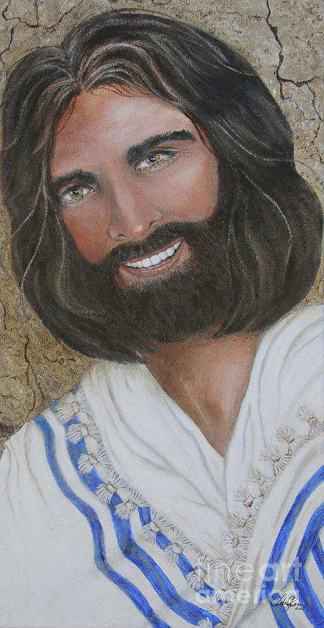 Jesus Christ Painting - No Greater Love by Cheryl Rose