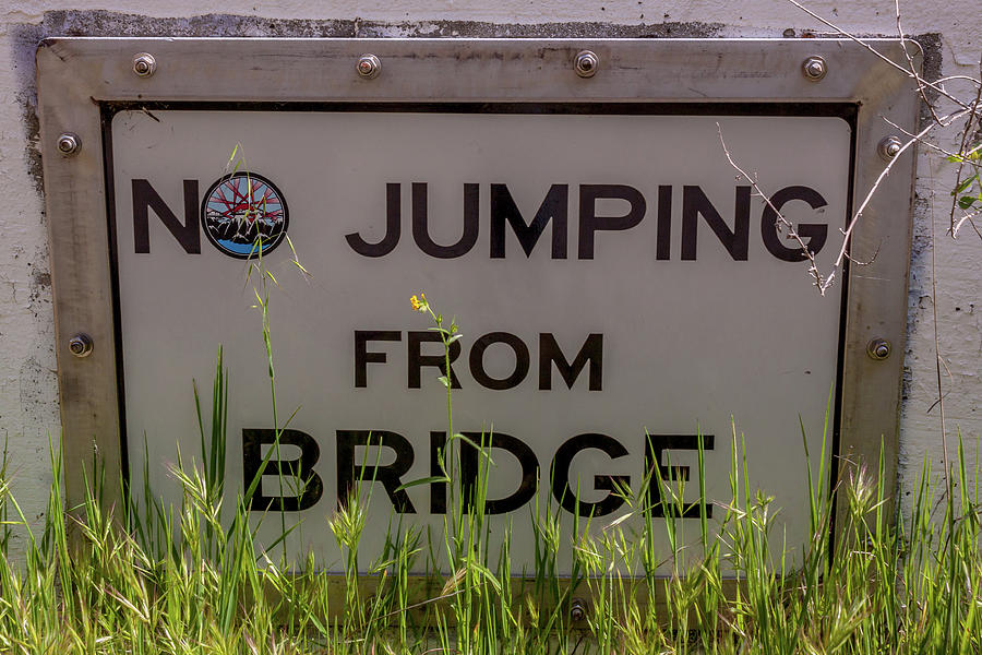 No Jumping Photograph by David Barile