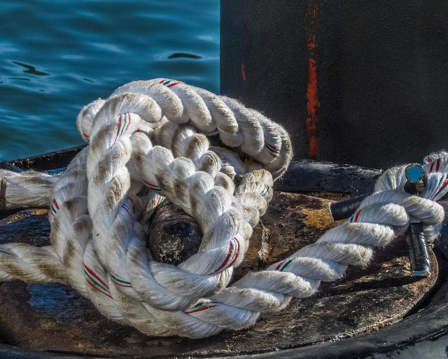 Ship Rope Photograph by Patti Deters