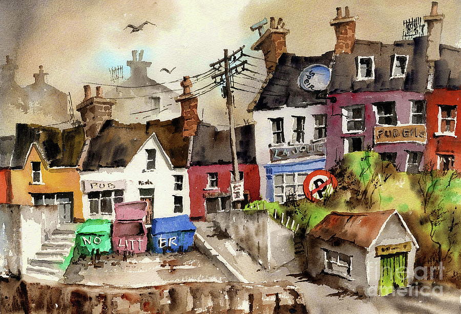 No litter in Baltimore, Cork ...x117 Painting by Val Byrne