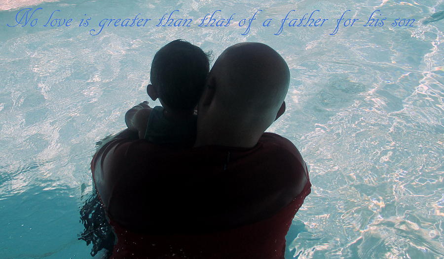 No Love Is Greater Than That Of A Father For His Son Photograph by Kay Novy