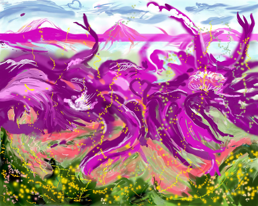 No LSD Involved Digital Art by Suzanne Udell Levinger