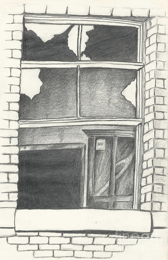Architecture Drawing - No by Melinda Dare Benfield