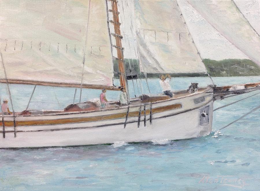 Boat Painting - Bugeye by Stan Tenney