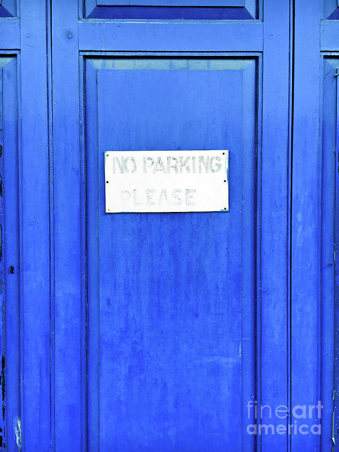 No parking sign Photograph by Tom Gowanlock