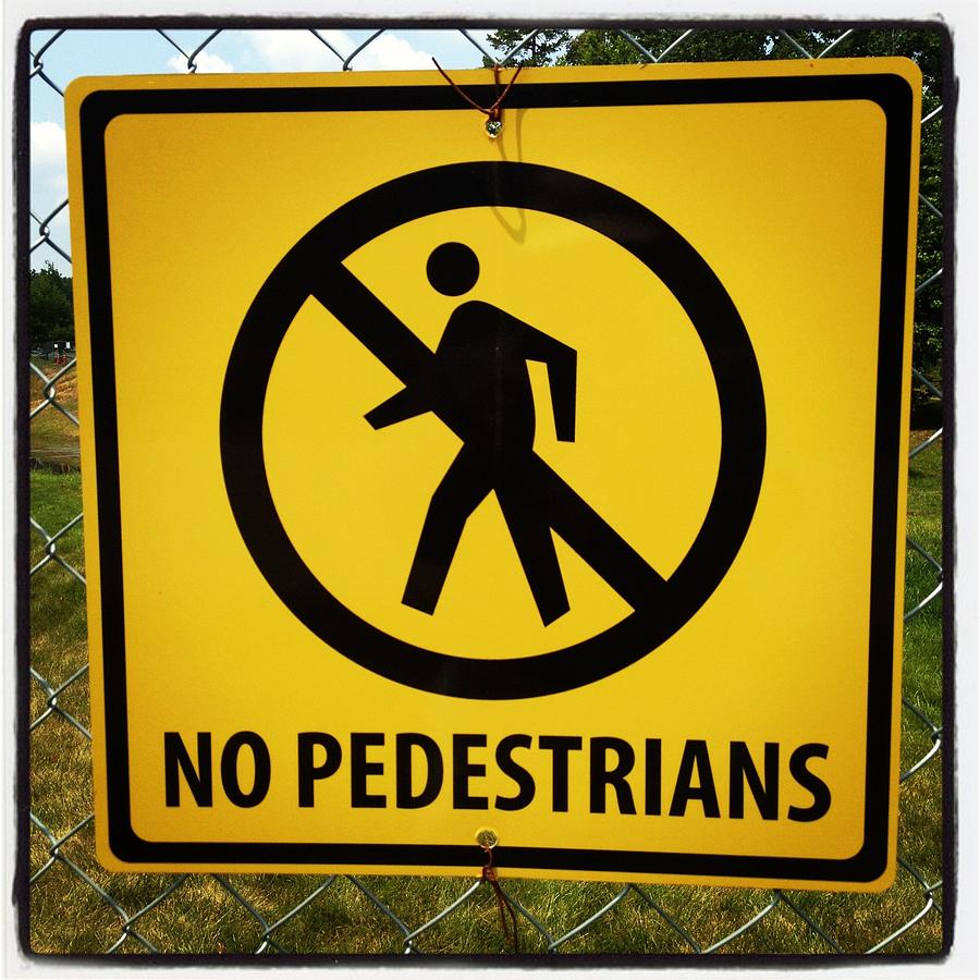 No Pedestrians Photograph by Will Felix
