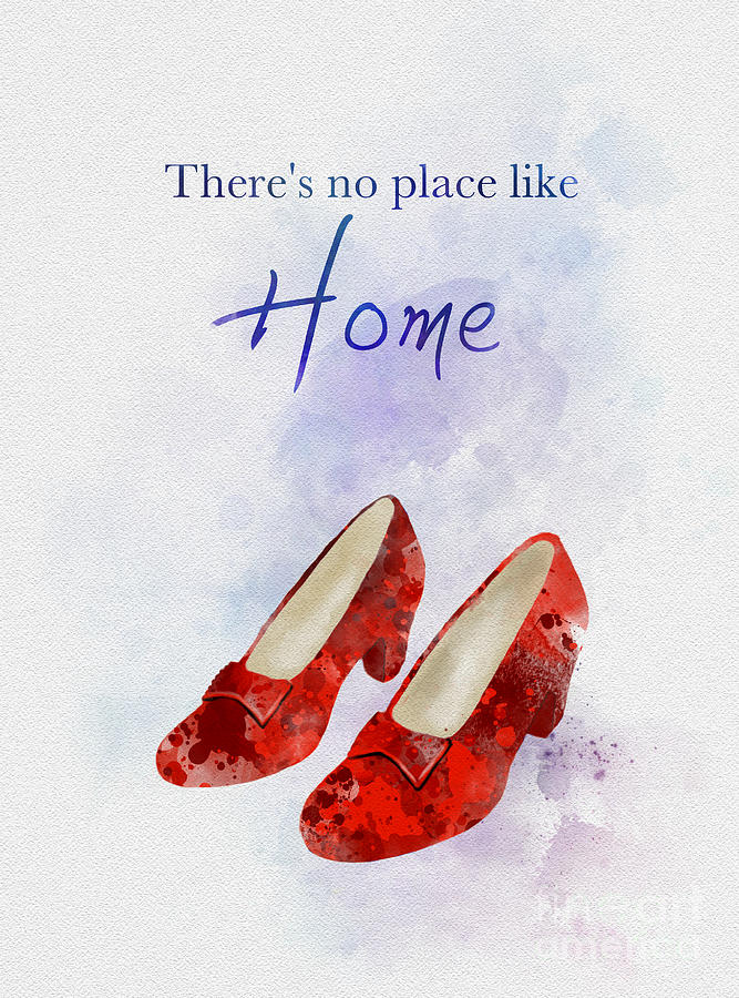 Christmas Mixed Media - No place like home by My Inspiration