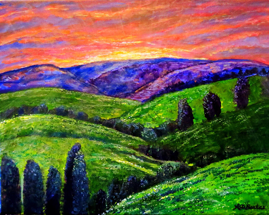 No Place Like the Hills of Tennessee Painting by Kimberlee Baxter