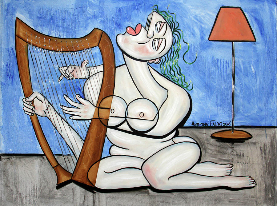 No Restrections, Me The Lord And My Music Painting by Anthony Falbo