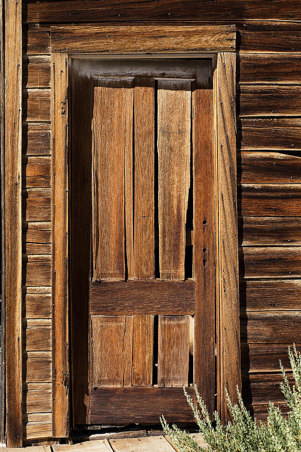 Wood Door Photograph - No Security by Kelley King