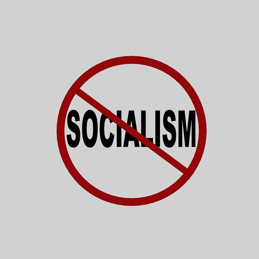 No Socialism Digital Art by James Smullins