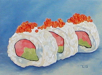 No Sushi on Tuesday  Painting by Torrie Smiley