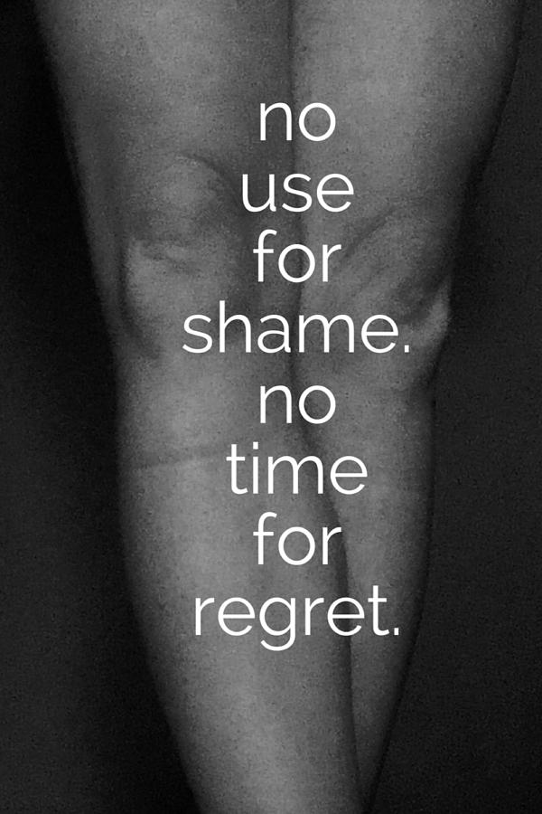No Time for Regret. Photograph by Sara Young