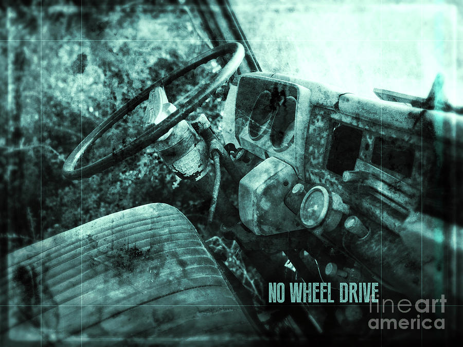 No Wheel Drive Digital Art by Phil Perkins