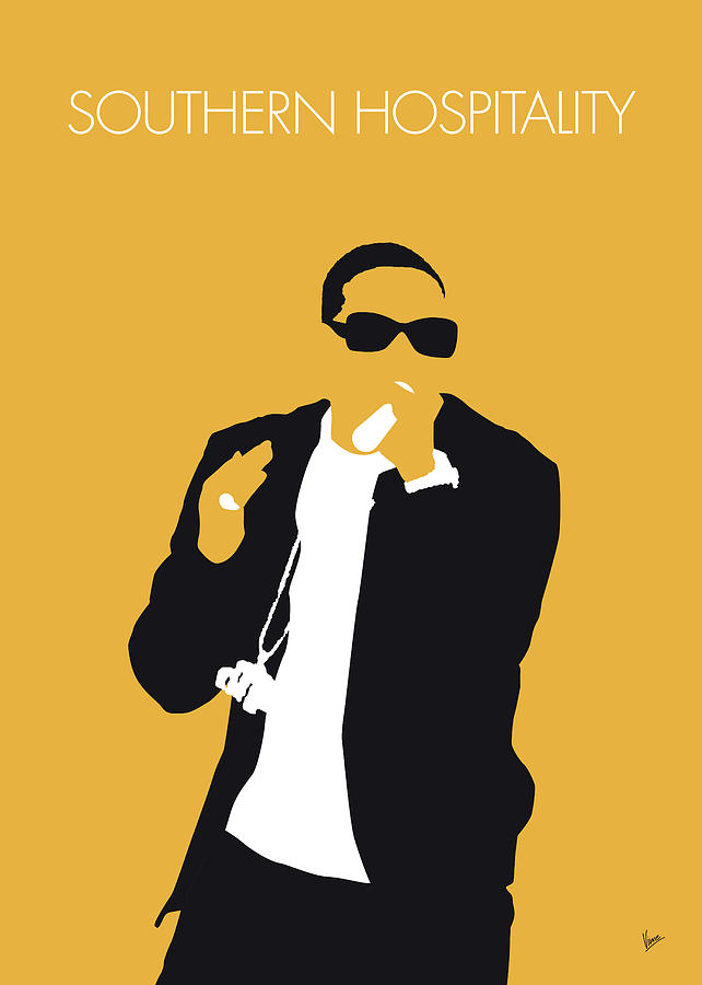 No154 MY Ludacris Minimal Music poster Digital Art by Chungkong Art