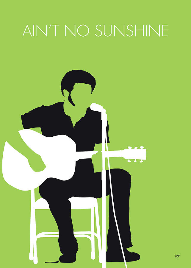 No156 MY BILL WITHERS Minimal Music poster Digital Art by Chungkong Art