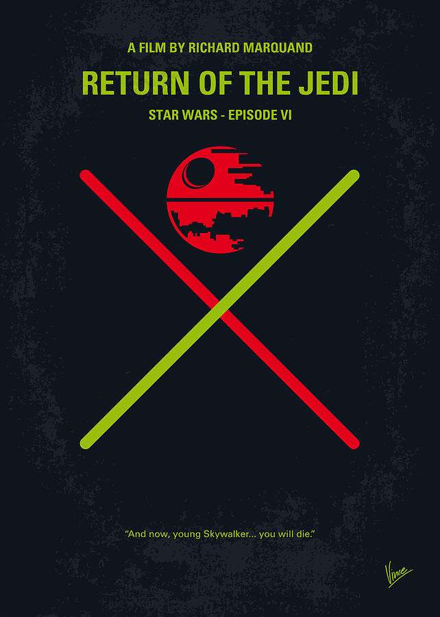 Mark Vel acre No156 My STAR WARS Episode VI Return of the Jedi minimal movie poster  Digital Art by Chungkong Art - Pixels