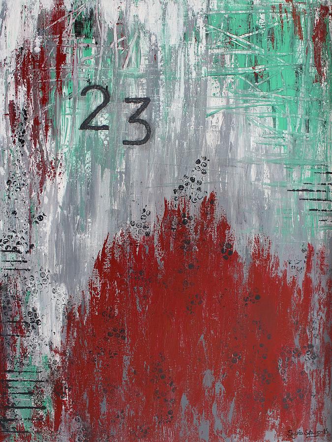 Abstract Painting - No23 by Sylvia Sotuyo