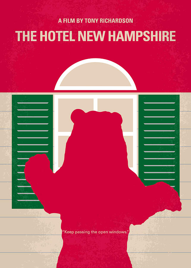 No443 My The Hotel New Hampshire minimal movie poster Digital Art by Chungkong Art