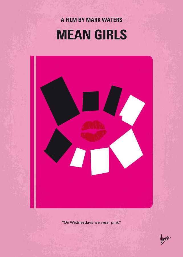 Heron Digital Art - No458 My Mean Girls minimal movie poster by Chungkong Art